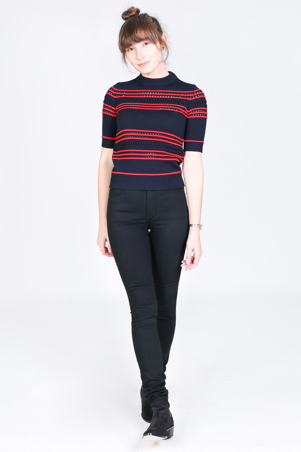 Raleigh Denim Workshop Haywood high rise skinny in black rinse Raleigh Denim Workshop Haywood high rise skinny in black rinse