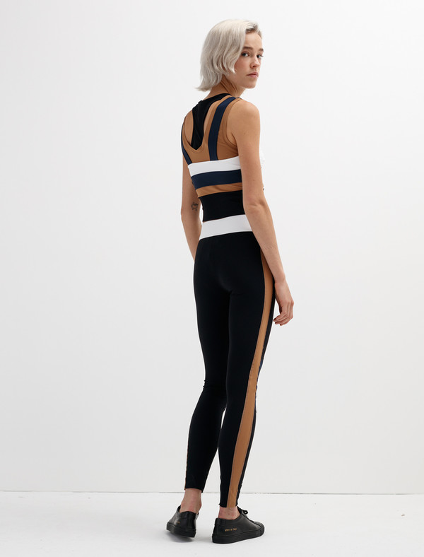 No Ka Oi Womens Kina Leggings Cinnamon/Marine No Ka Oi Womens Kina Leggings Cinnamon/Marine