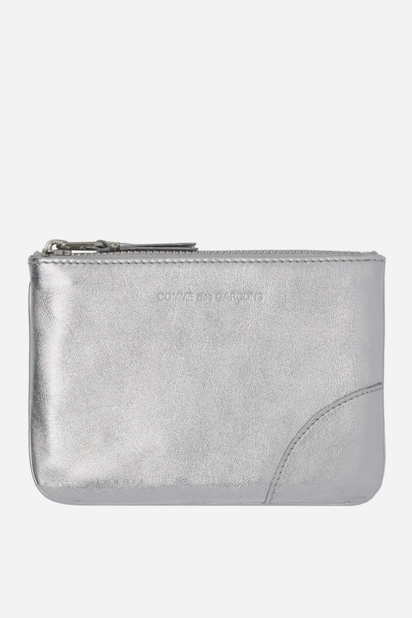 Comme des Garçons Leather SA-8100G Zip Pouch - Silver Comme des Garçons Leather SA-8100G Zip Pouch - Silver