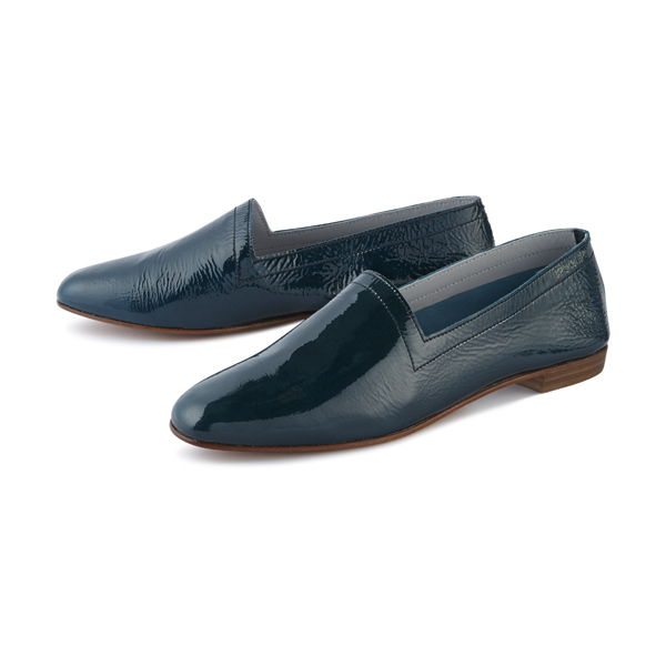 Ops&Ops No10 Teal Patent Flats Ops&Ops No10 Teal Patent Flats