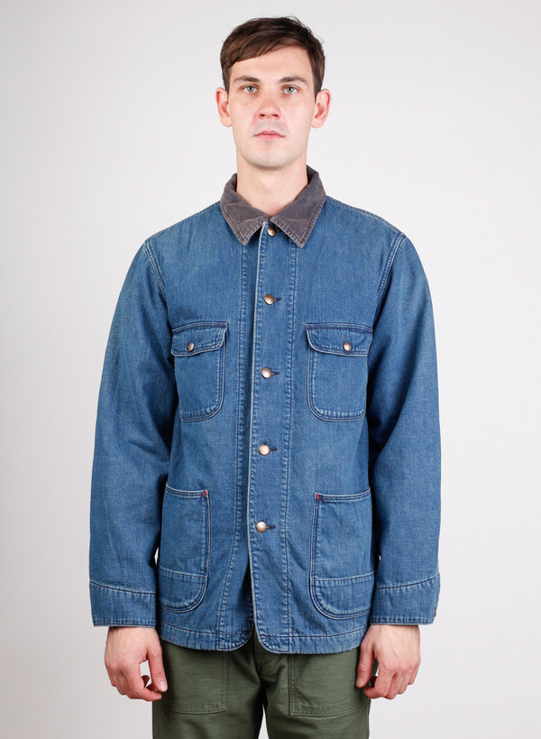 Men's Orslow Coverall with Liner 2 year wash Men's Orslow Coverall with Liner 2 year wash
