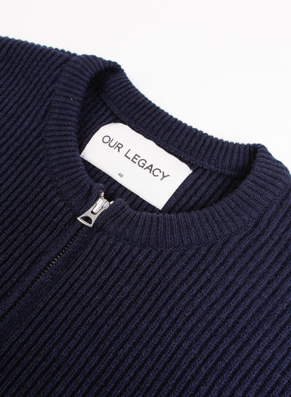 Our Legacy Knit Liner Navy Merino Our Legacy Knit Liner Navy Merino