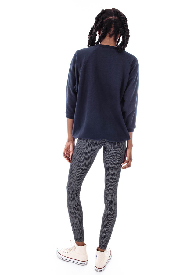 Kowtow Gridlines Legging (Gridlines on Black) Kowtow Gridlines Legging (Gridlines on Black)