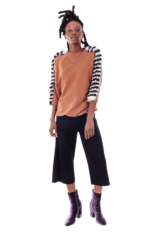 Sightline Sky Sweater (Maroon With Stripes) Sightline Sky Sweater (Maroon With Stripes)