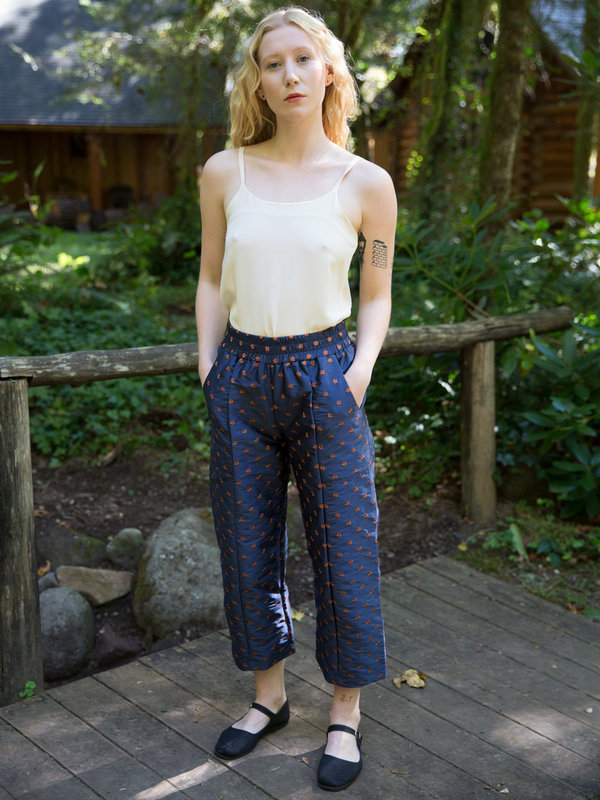 Nikki Chasin Patch Elastic Waist Pant Nikki Chasin Patch Elastic Waist Pant