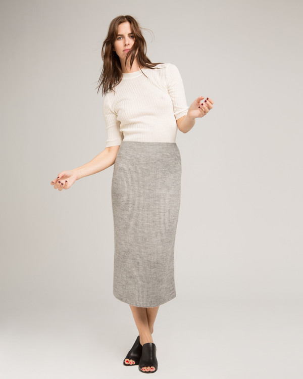 Micaela Greg Tube Alpaca Knit Skirt Micaela Greg Tube Alpaca Knit Skirt