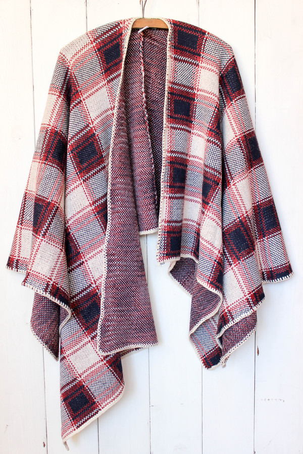 Sunday Supply Co. Plaid Poncho Sunday Supply Co. Plaid Poncho