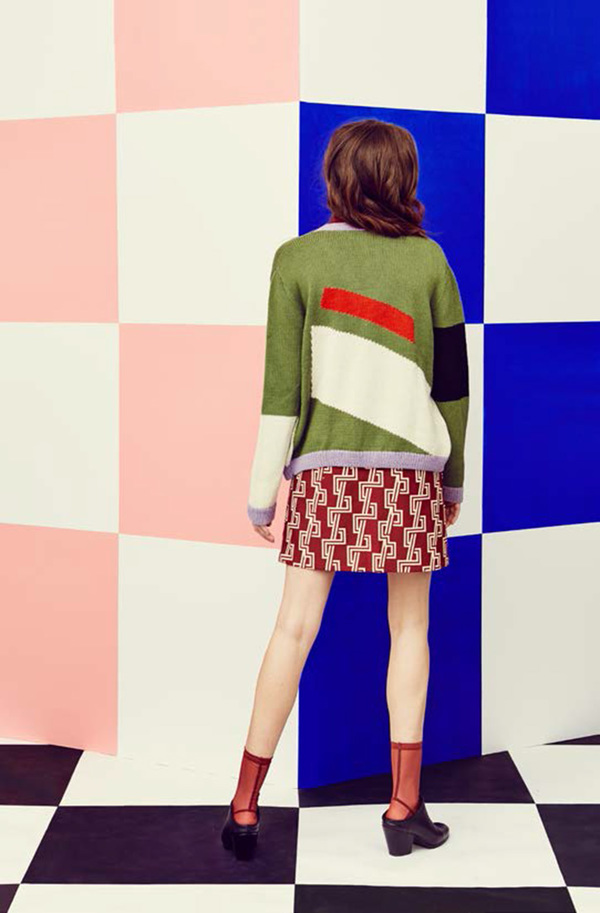 Dusen Dusen BLOCK PULLOVER SWEATER Dusen Dusen BLOCK PULLOVER SWEATER