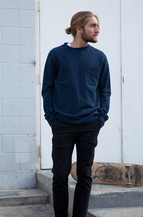 boy+girl CREW POCKET PULLOVER boy+girl CREW POCKET PULLOVER