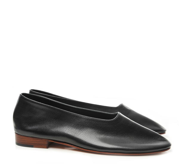Martiniano Black Kid Glove Shoe Martiniano Black Kid Glove Shoe