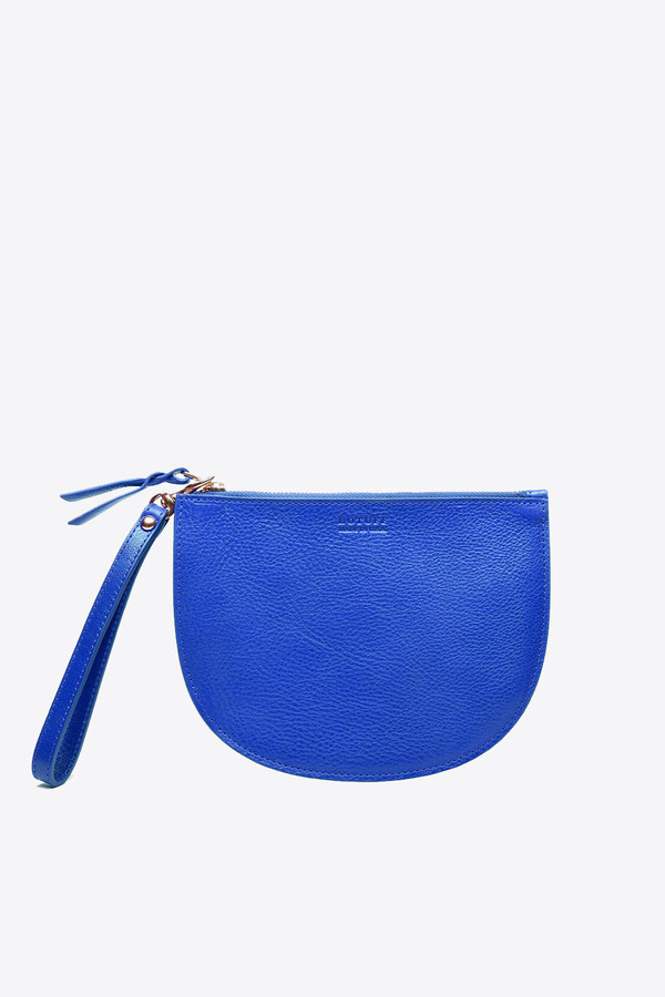 Lotuff Round pouch wristlet in electric blue Lotuff Round pouch wristlet in electric blue