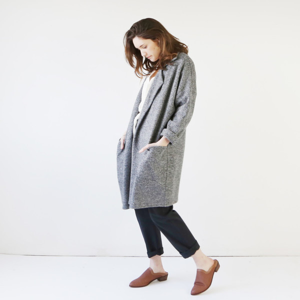 Hackwith Design House Sweater Jacket, Dark Gray Hackwith Design House Sweater Jacket, Dark Gray