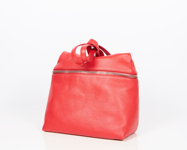 KARA Poppy Pebbled Leather Backpack KARA Poppy Pebbled Leather Backpack