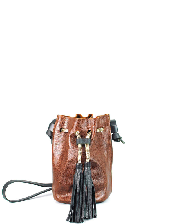 Eleven Thirty Christie Mini Bucket Bag Cognac Eleven Thirty Christie Mini Bucket Bag Cognac