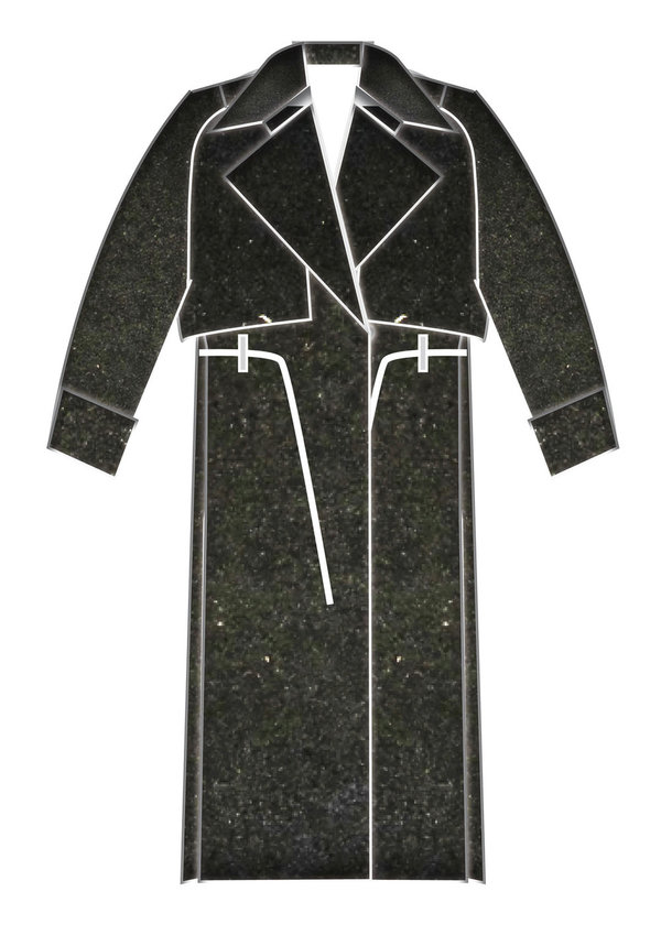 Berenik TRENCHCOAT DARK GREY Berenik TRENCHCOAT DARK GREY