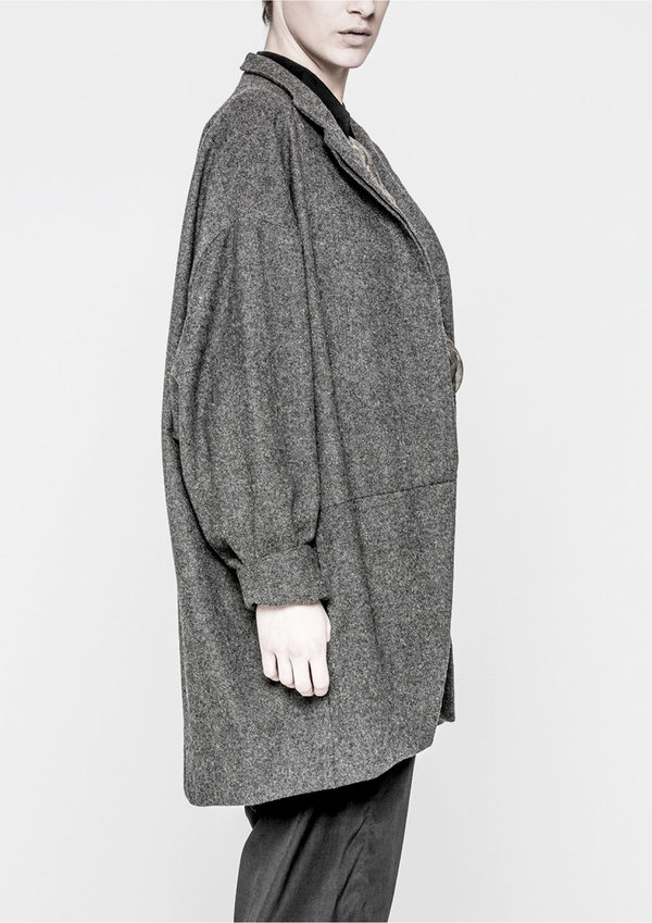 Berenik COAT REVERS PLAIN BLACK Berenik COAT REVERS PLAIN BLACK