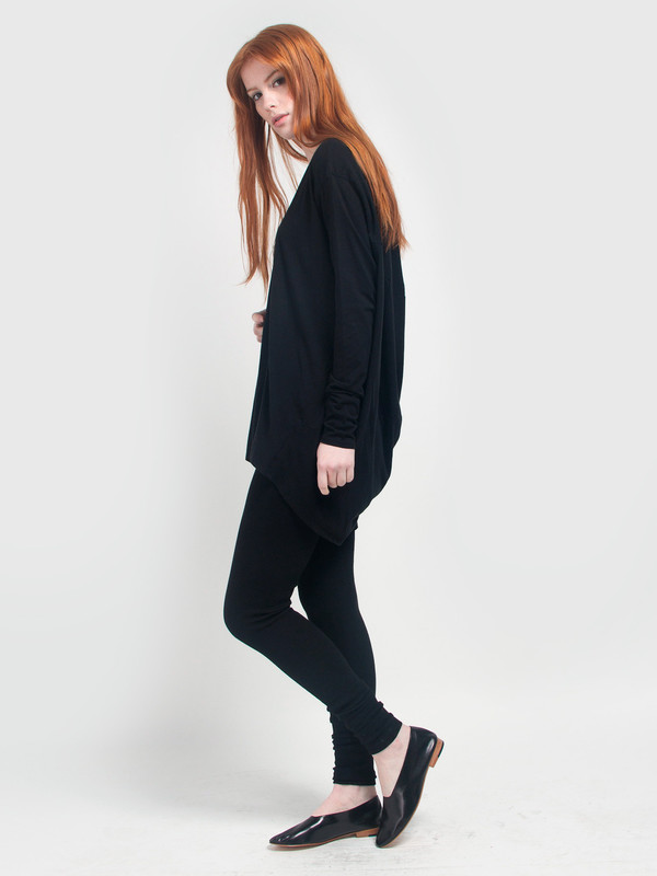 Kowtow Drape Back Top Black Kowtow Drape Back Top Black