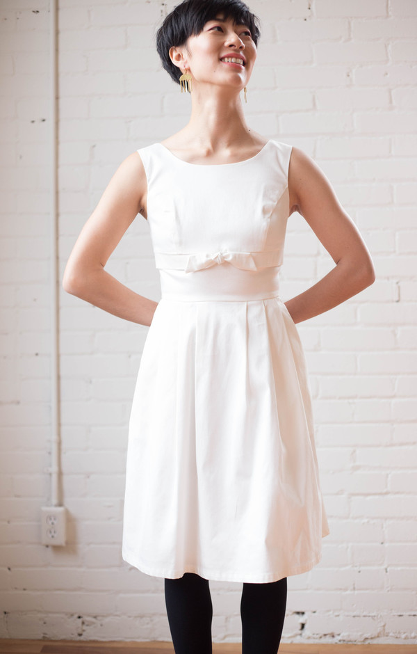 Birds of North America Soar Dress (Ivory) Birds of North America Soar Dress (Ivory)