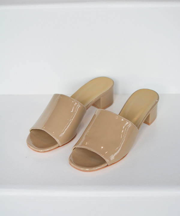 Maryam Nassir Zadeh Camel Patent Sophie Slide Maryam Nassir Zadeh Camel Patent Sophie Slide