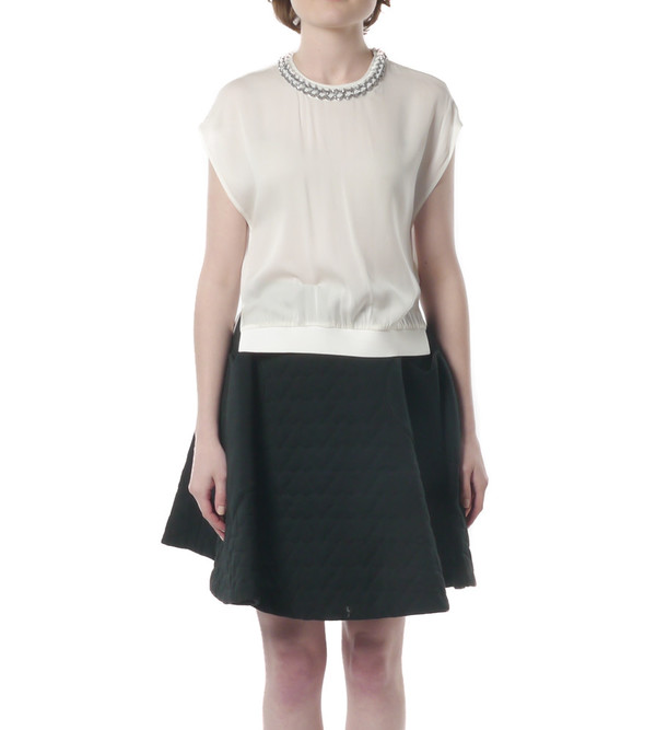 3.1 Phillip Lim Beaded Neckline Tunic Top 3.1 Phillip Lim Beaded Neckline Tunic Top