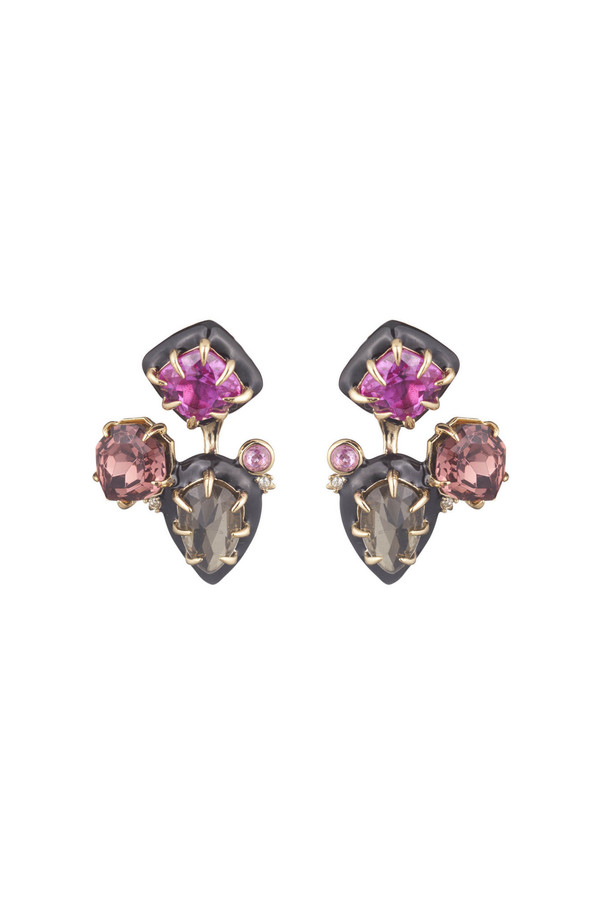 Alexis Bittar Gemstone Stud Removable Ear Jacket Earrings Alexis Bittar Gemstone Stud Removable Ear Jacket Earrings