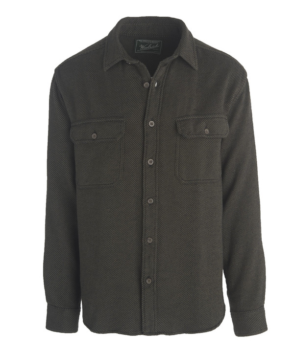 Men's Woolrich - Oxbow Bend Flannel Shirt - Olive Alaskan Men's Woolrich - Oxbow Bend Flannel Shirt - Olive Alaskan