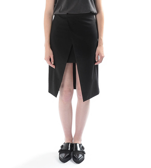 Mason By Michelle Mason Black Origami Skirt Mason By Michelle Mason Black Origami Skirt