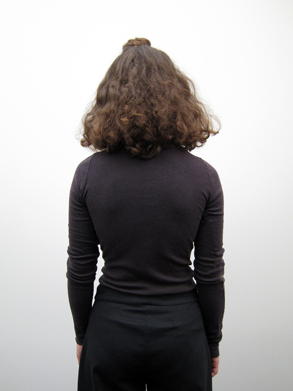 Lauren Manoogian Cashmere Rib Turtleneck, Dark Charcoal Lauren Manoogian Cashmere Rib Turtleneck, Dark Charcoal