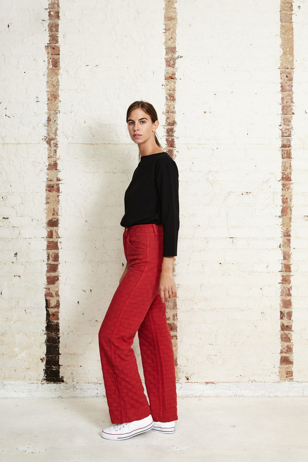 Off Season NYC 001 Work Jean Checkboard Red Off Season NYC 001 Work Jean Checkboard Red