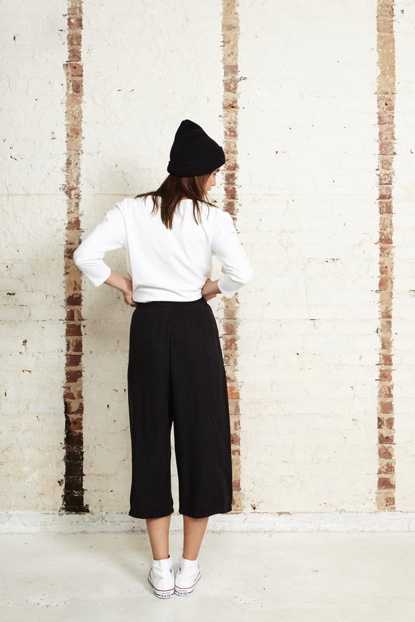 Off Season NYC Zinnia Pant Silk Slub Noile Black Off Season NYC Zinnia Pant Silk Slub Noile Black