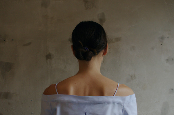 UNIFORME Jenna Off Shoulder Shirt (Azure Blue) UNIFORME Jenna Off Shoulder Shirt (Azure Blue)