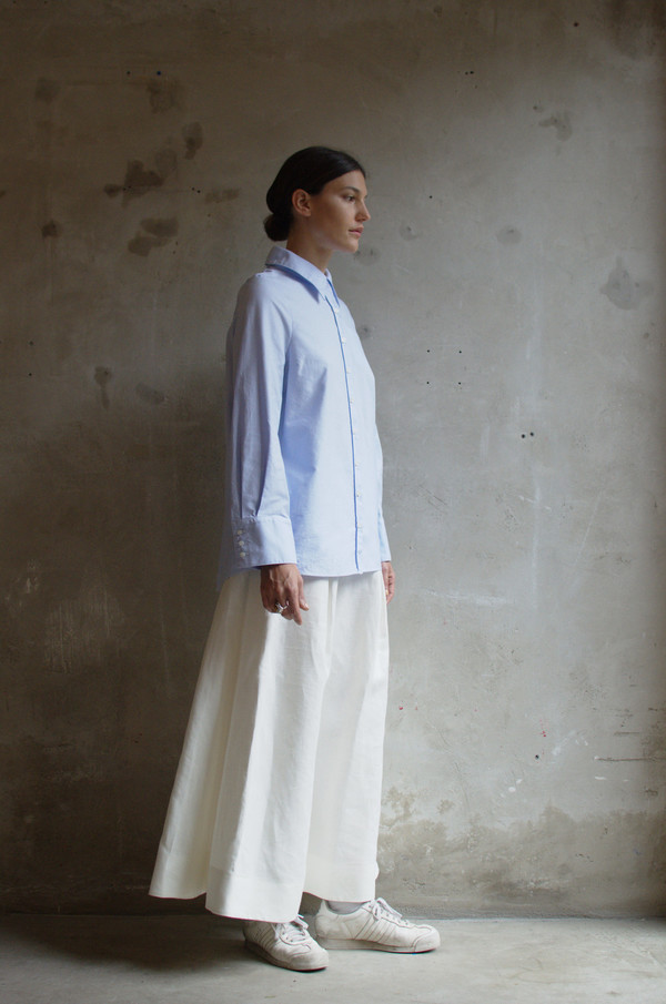 UNIFORME Kahn Smock Shirt (Azure Blue) UNIFORME Kahn Smock Shirt (Azure Blue)