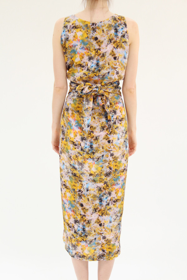 Anntian Print Long Dress Winder Anntian Print Long Dress Winder