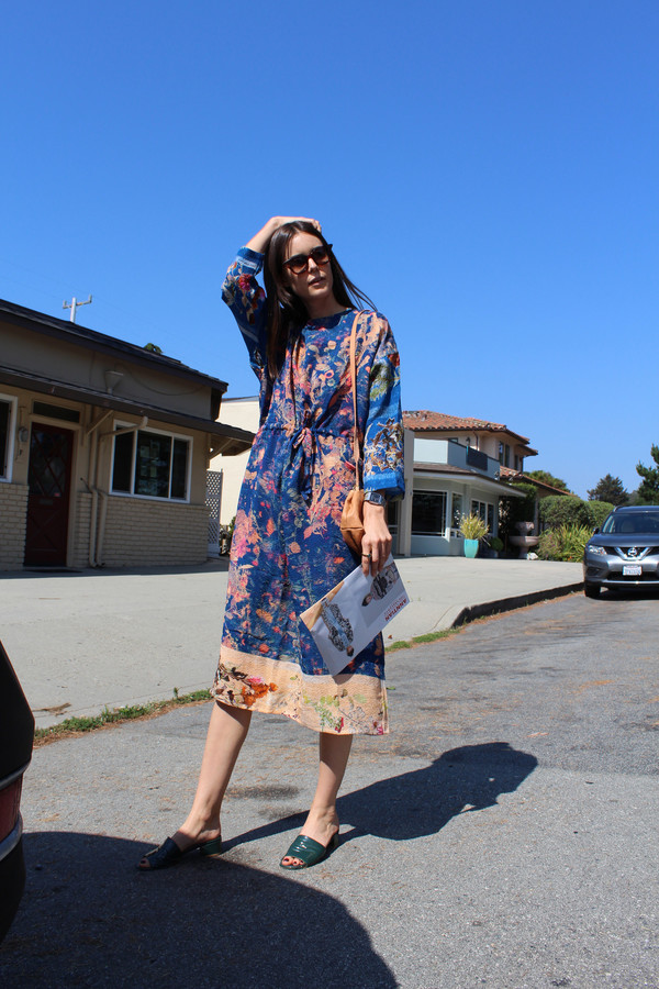 Anntian Simple Dress Print D Anntian Simple Dress Print D