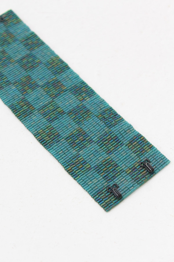 Beklina Check Beaded Cuff Beklina Check Beaded Cuff