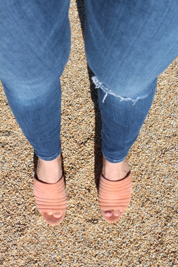 Beklina Suede Ribbed Clog Shrimp Beklina Suede Ribbed Clog Shrimp