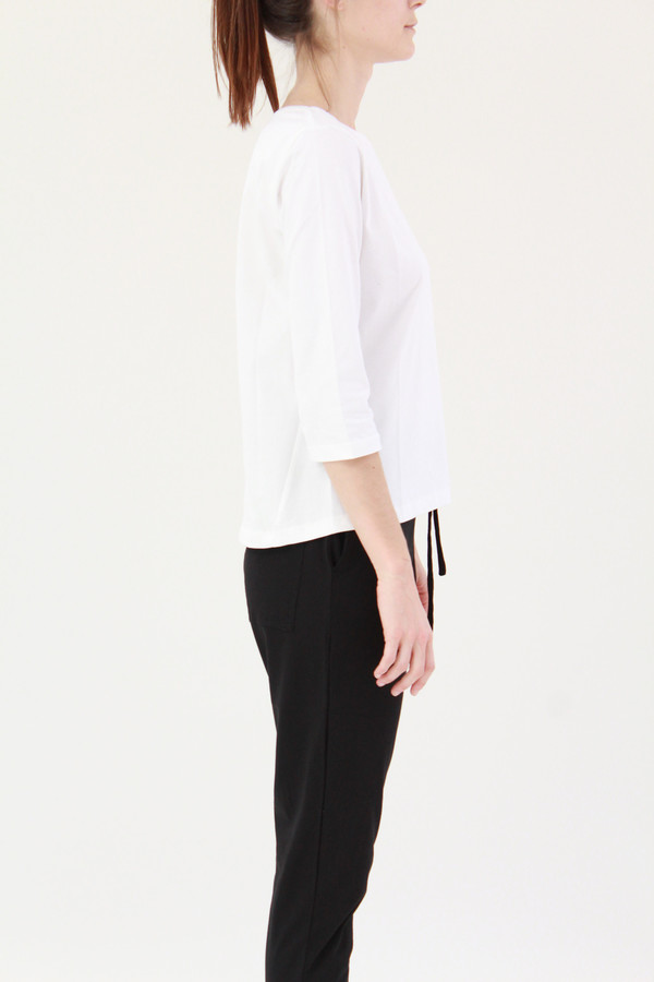 Kowtow Building Block Boatneck Top White Kowtow Building Block Boatneck Top White