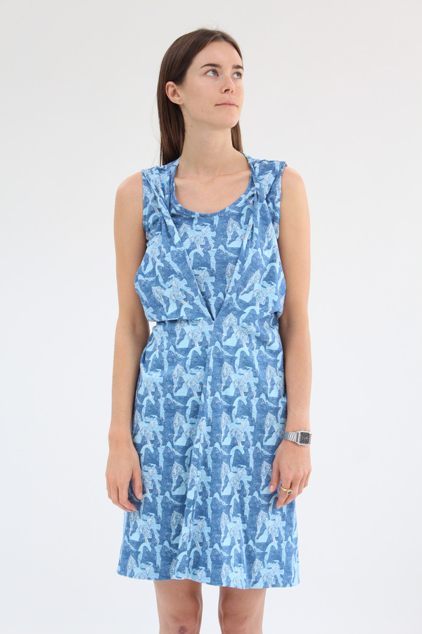 Beklina Criss Cross Jersey Wrap Dress Print Beklina Criss Cross Jersey Wrap Dress Print