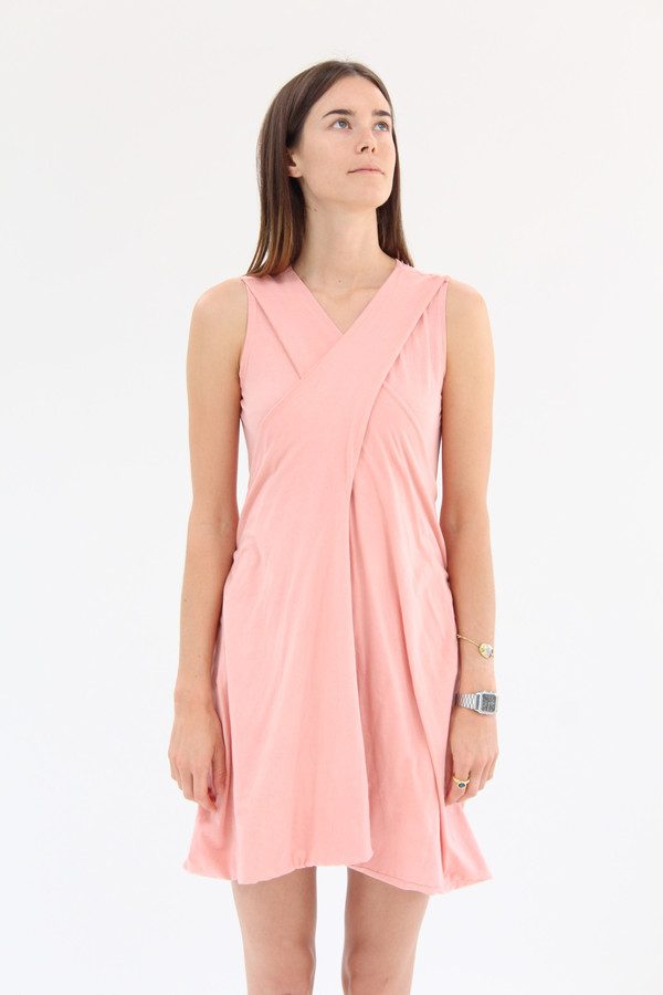 Beklina Criss Cross Jersey Wrap Dress Shrimp Beklina Criss Cross Jersey Wrap Dress Shrimp