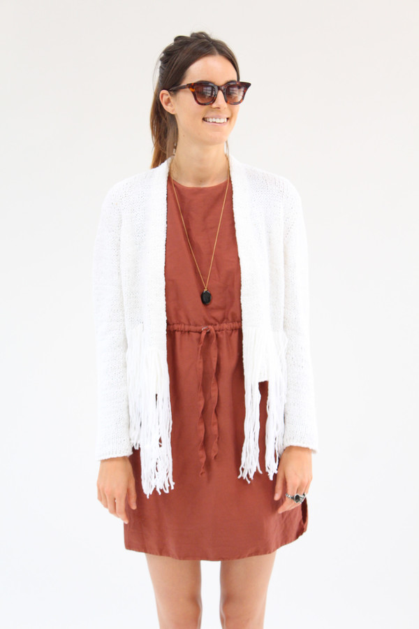Beklina Hoda Tie Dress Rust Beklina Hoda Tie Dress Rust