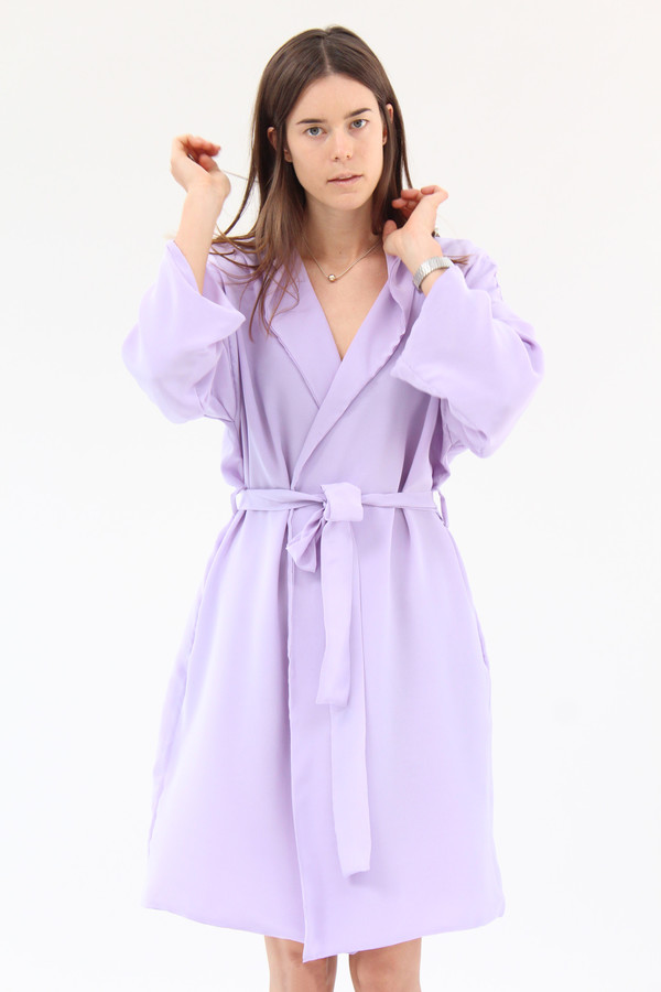 Beklina Silk Robe Lilac Beklina Silk Robe Lilac