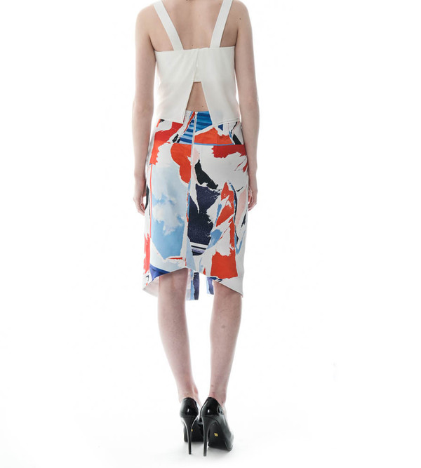 Dion Lee Collage Pencil Skirt Dion Lee Collage Pencil Skirt