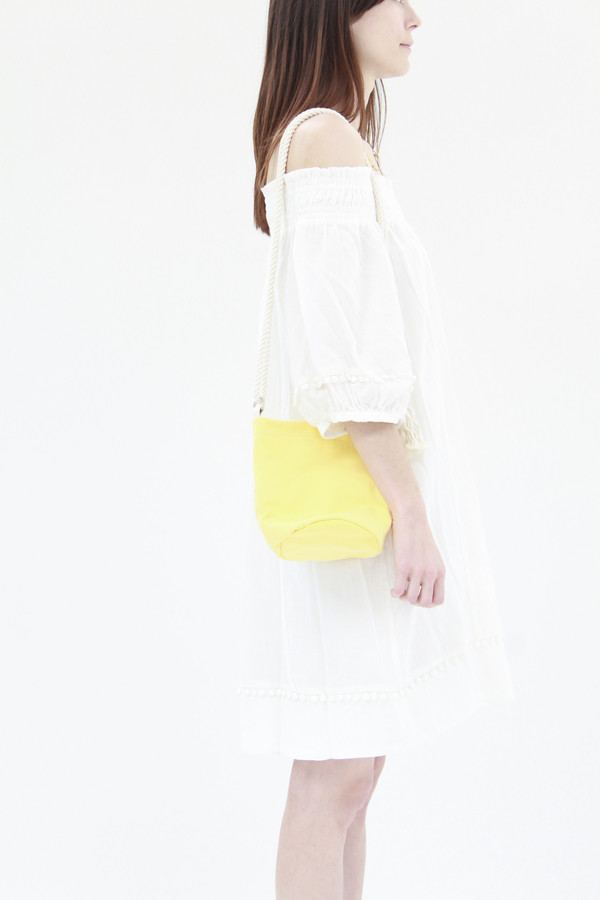 Lotfi Mini Bucket Bag Lemon Lotfi Mini Bucket Bag Lemon