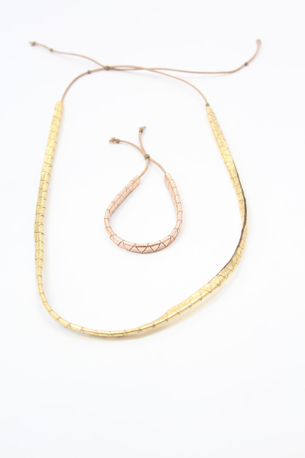 Molly Designs Metallic Leather Jewelry Molly Designs Metallic Leather Jewelry