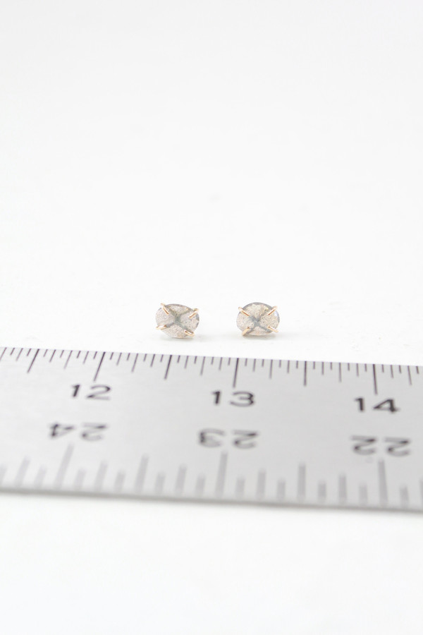 MJM Labradorite Stud Earrings MJM Labradorite Stud Earrings