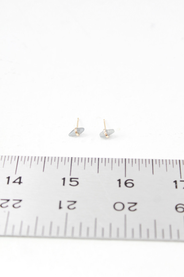 MJM Raw Blue Saphhire Earrings MJM Raw Blue Saphhire Earrings