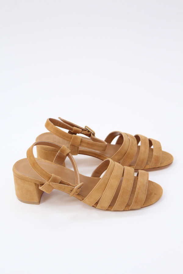 MNZ Palma Low Heel Brown Suede MNZ Palma Low Heel Brown Suede