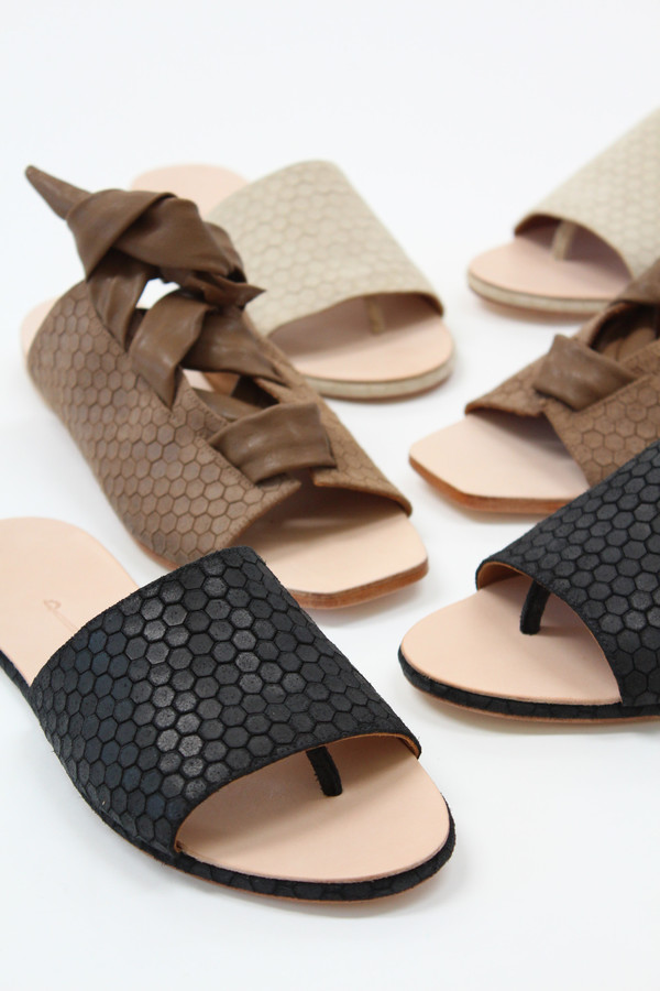 The Palatines Palatines Texo Lace-up Sandal Bark Hex The Palatines Palatines Texo Lace-up Sandal Bark Hex