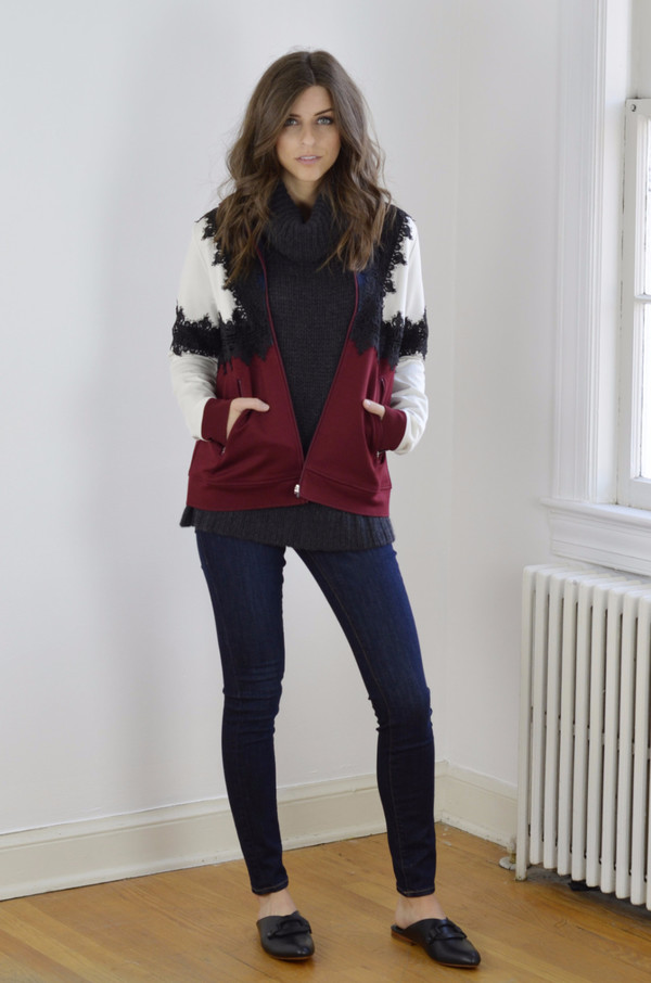 Ganni Rogers Jacket Block Color Ganni Rogers Jacket Block Color