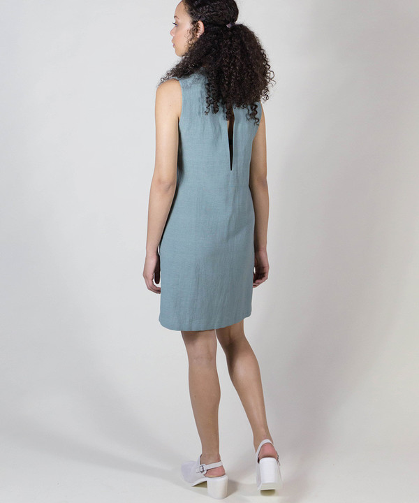 Kaarem Dust Speckled Sleeveless Dress Kaarem Dust Speckled Sleeveless Dress